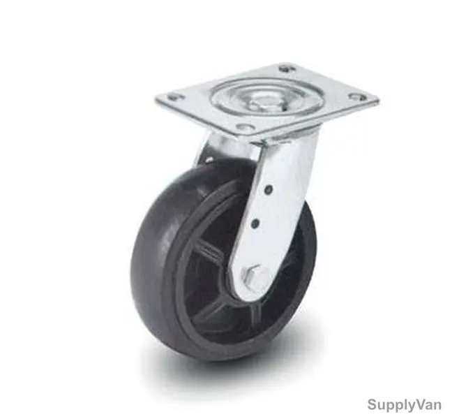 Swivel Plate Caster, 50100, Heavy Duty, 10CM, 280Kg