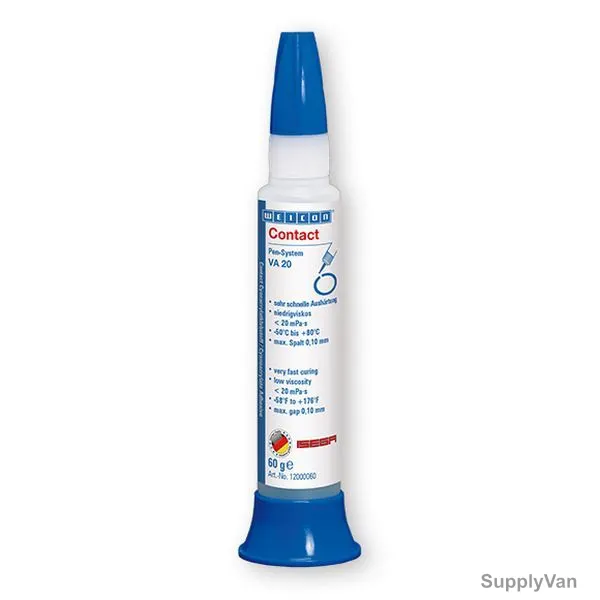 Weicon Contact VA 20 Cyanoacrylate Adhesive, 12000060, 60GM