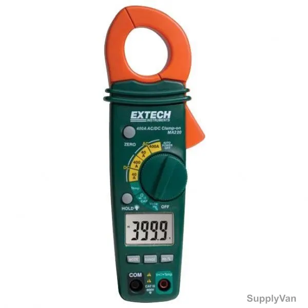 Extech Clamp Meter, MA220, -20 to 760 Deg.C