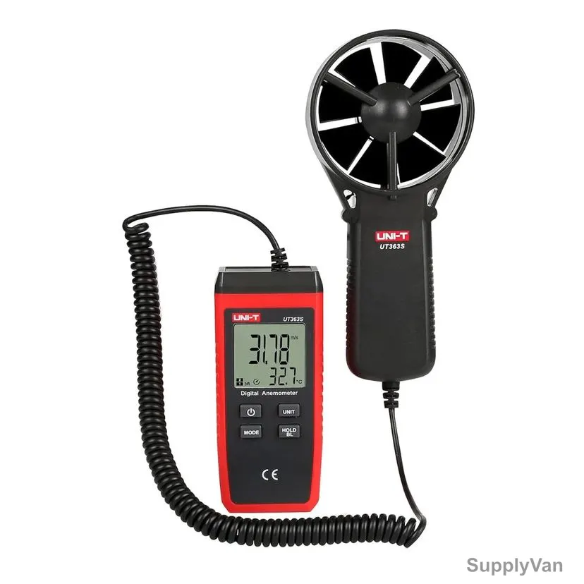 Uni-T Digital Anemometer, UT363S, 0.4-30m/s Air Flow — image 1