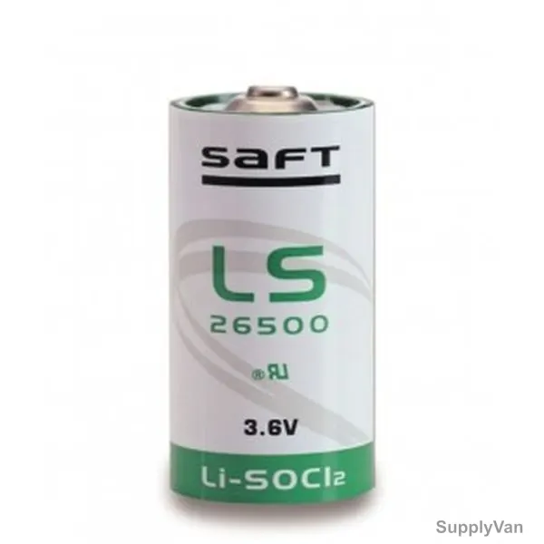 Saft Lithium Battery, LS-26500-C, 7.7Ah, 3.6V