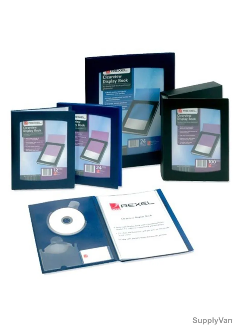 Derwent A3 Display Book, RXL10405BL, Multicolor