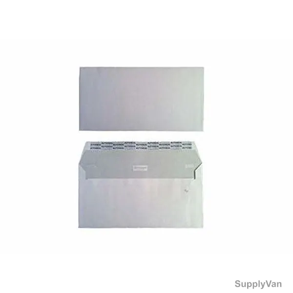 Hispapel DL Business Envelope, Paper, 115 x 225MM, White, 500 Pcs/Pack