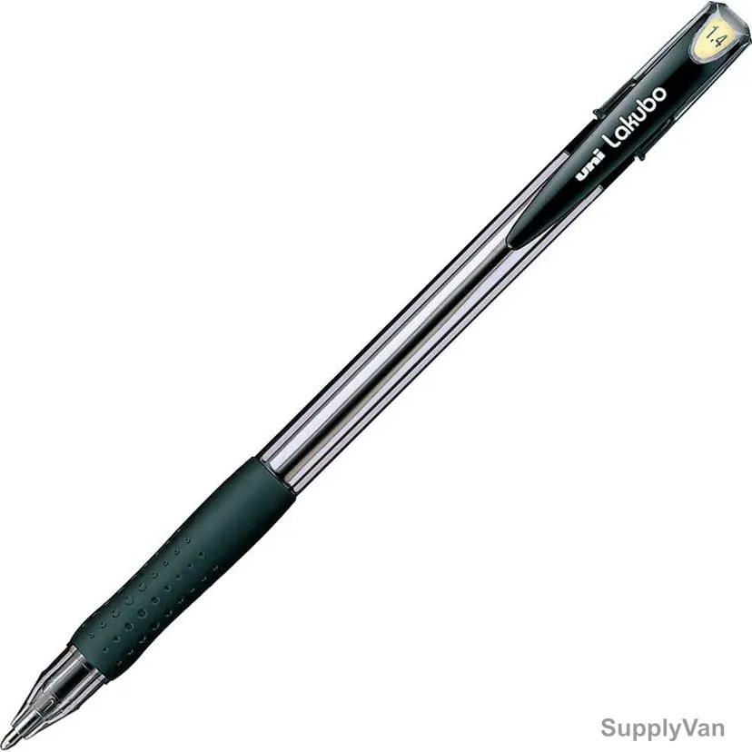 Uni-Ball Ballpoint Pen, SG100B, Lakubo, 1.4MM, Black, 12 Pcs/Pack