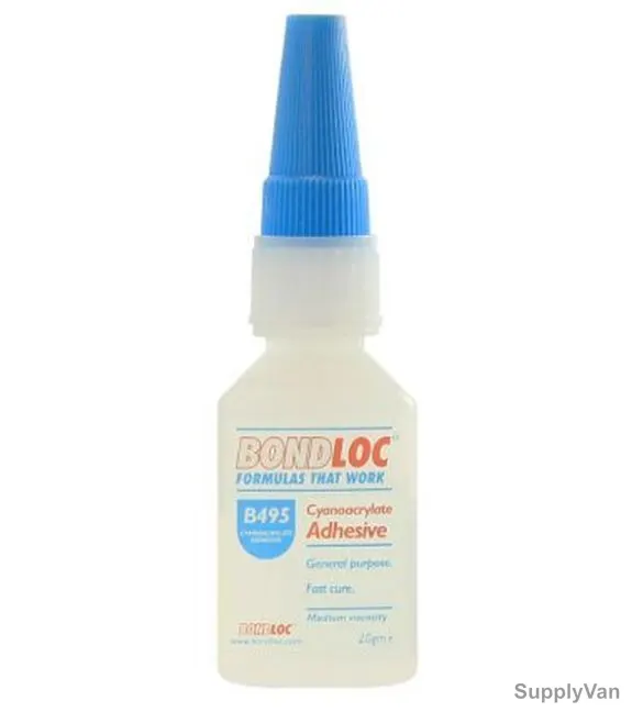 Bondloc Cyanoacrylate Adhesive, B495, 0.2Kg