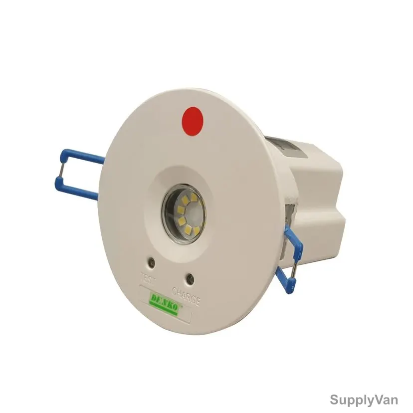 Denko Recess Mounted Emergency Light, EMLED-12NM, LED, 2W, White