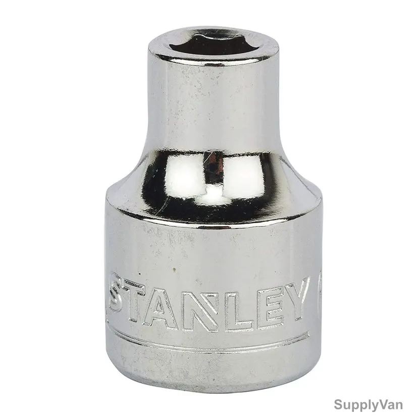 Stanley 6 Point Standard Socket, 3/8 Inch, 12MM
