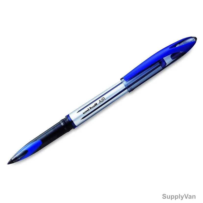 Uni-Ball Ball Point Pen, UBA188L-BE, Air, 0.7MM Tip, Blue, 12 Pcs/Pack