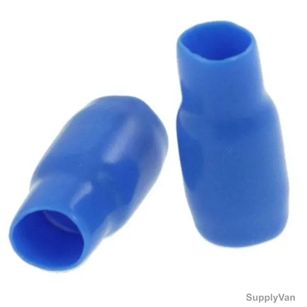 Wire End Cap, V-2.0, PVC, 2 SQ MM, Blue, PK100 — image 1
