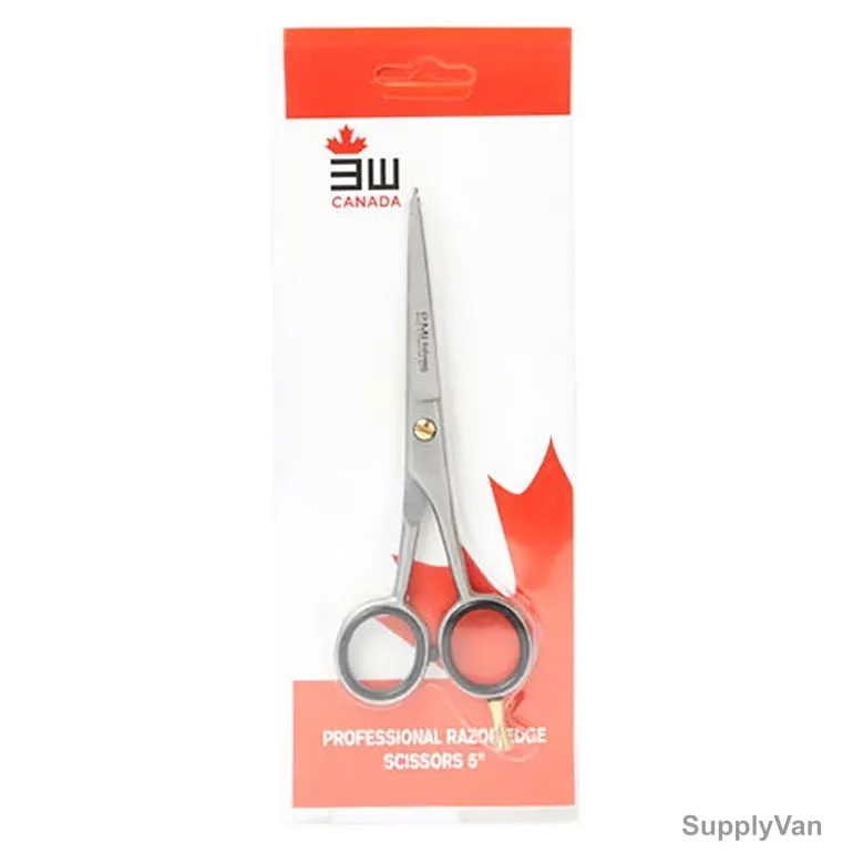 3W Professional Razor Edge Scissor, 3W01-125, Stainless Steel, 6 Inch, Silver — image 1