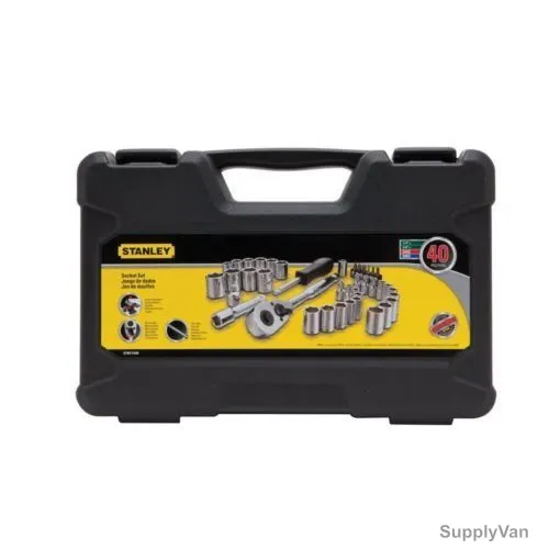 Stanley Socket Set, STMT71-648, 40Pcs
