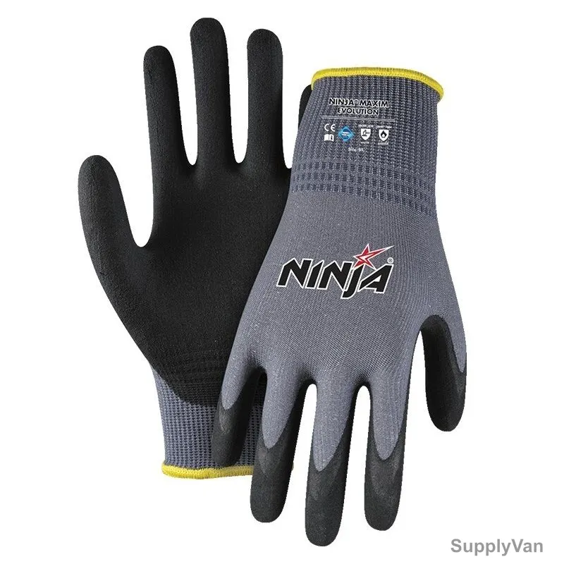 Ninja Multipurpose Gloves, Maxim Cool, NFT, Nylon, L, Black/Grey — image 1