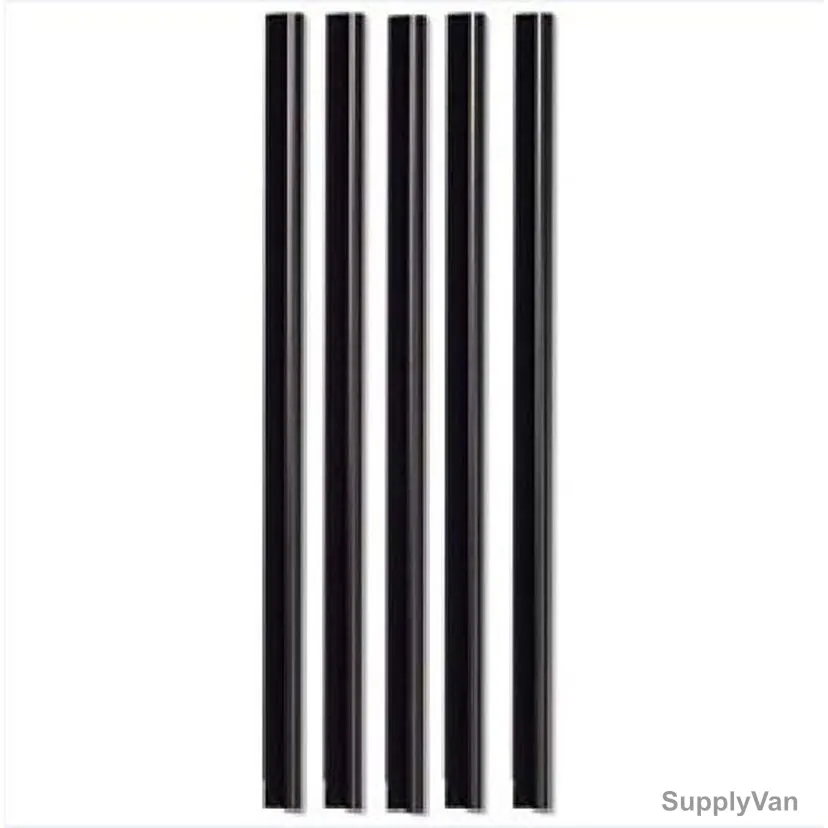 PSI Spine Binding Bar, PSBB06BK, Plastic, 60 Sheets, 6MM, Black, 100 Pcs/Pack