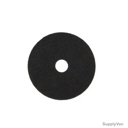 3M Floor Pad, 7200, Black, 17 Inch, 5 Pcs/Pack