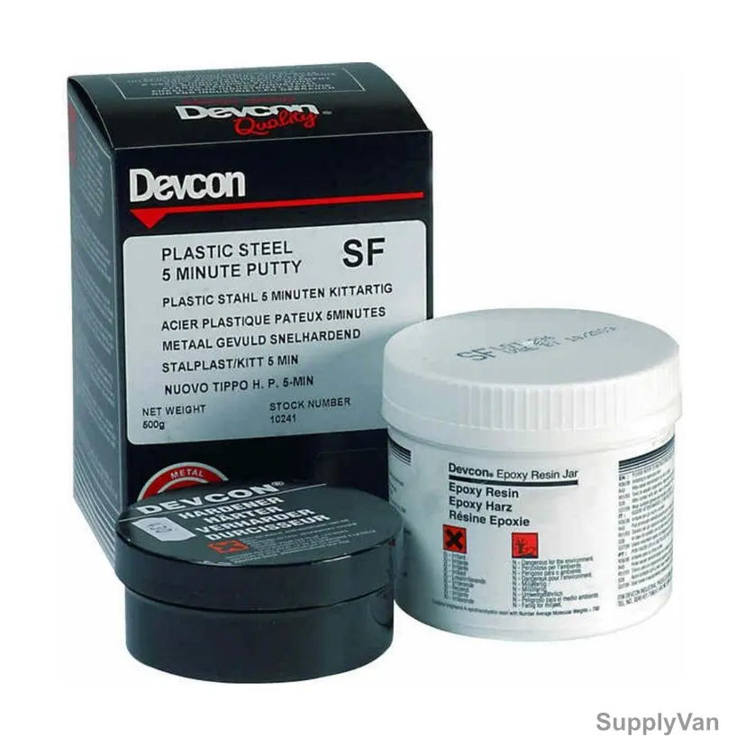 Devcon Plastic Steel 5 Minute Putty, 10241, 500GM