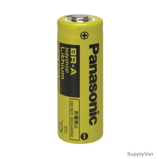 Panasonic BR-A Industrial Lithium Battery, BR17455, 3V, 1800mAh
