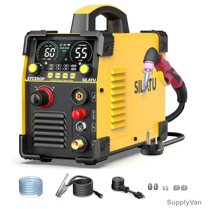 Silatu Dual Voltage IGBT Inverter Plasma Cutter, STC550P, 55A, ‎110/220V, 1/2 Inch Cutting Thickness — image 1