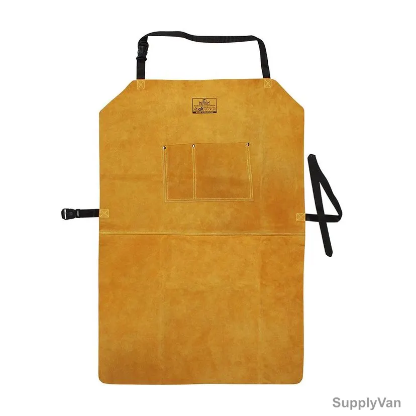 Empiral Welding Apron, Suede Leather, Universal, Gold — image 1