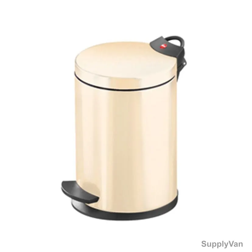 Hailo Pedal Waste Bin, HLO-0704-869, Pedal Bin T2 S, 4 Litres, Vanilla