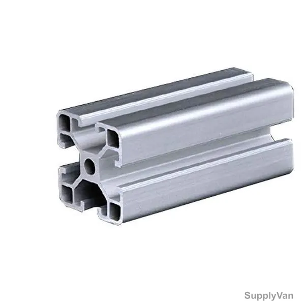 Extrusion T-Slot Profile, 40 Series, Aluminium, 40 x 40MM, PK4, Silver