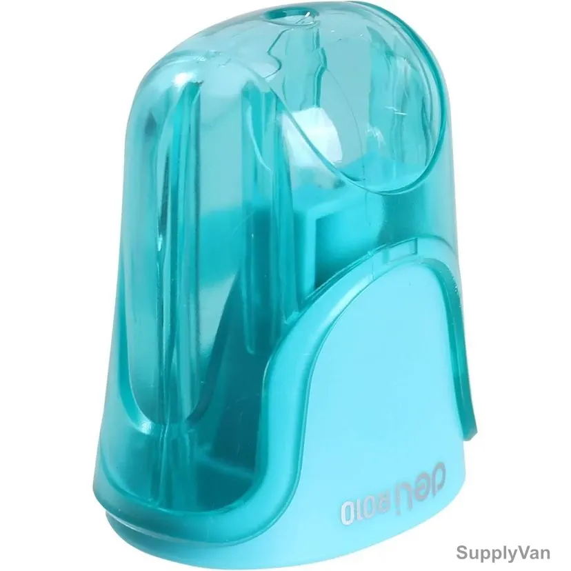 Deli Pencil Sharpener, ER01000, 1 Hole, 8MM Hole Dia, Blue