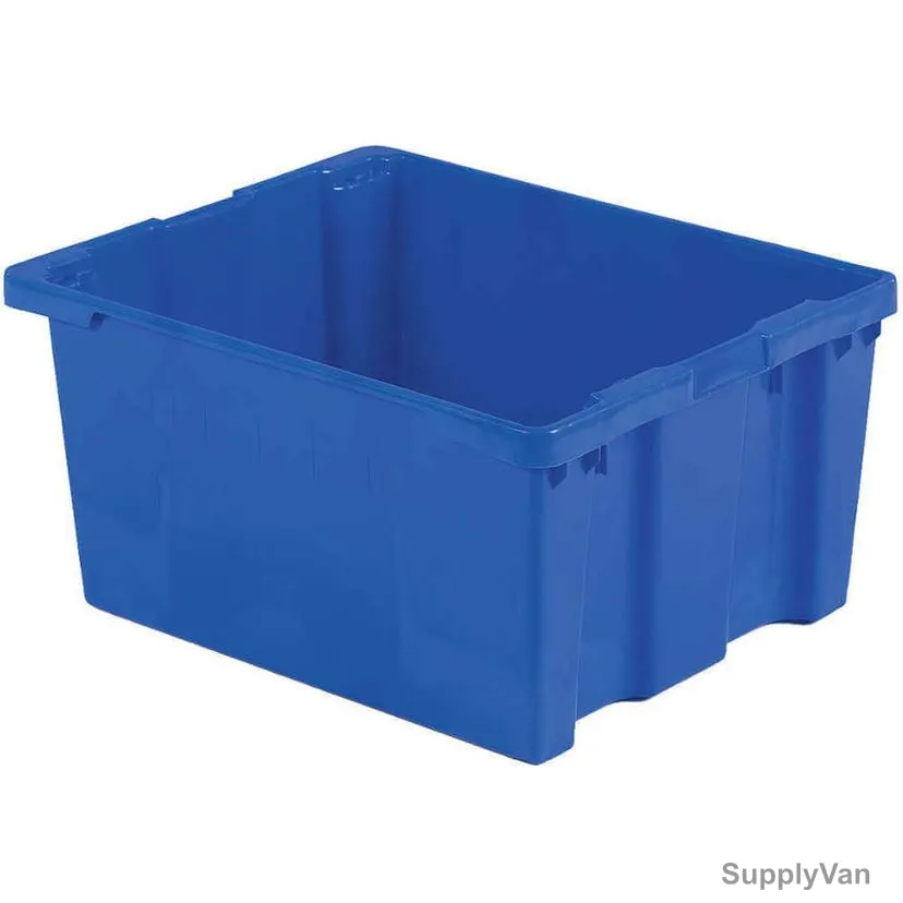 Tote Bin, 234MM Width x 140MM Height x 300MM Length, Blue