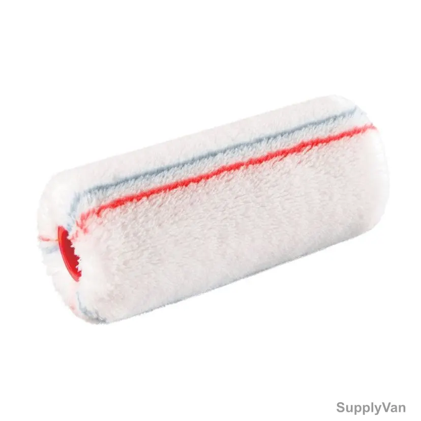 Beorol Paint Roller Cover, VJMSCR238, Jumbo Master Classic, White and red
