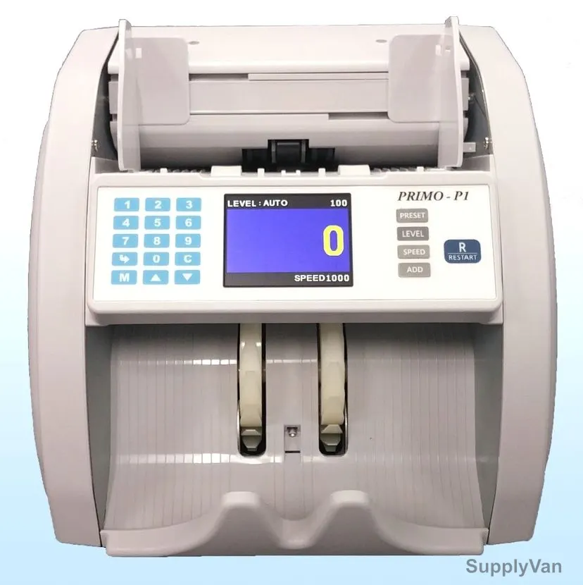 Primo Currency Counter, P1, 800/1000/1200/1500 Note/min