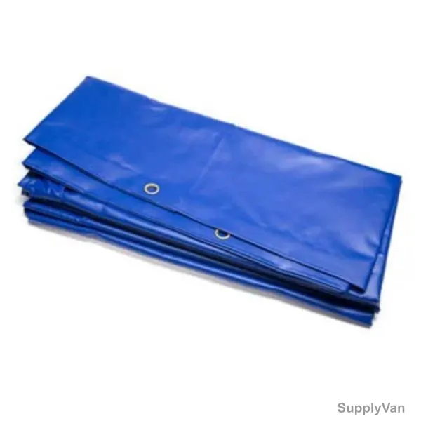 Silpaulin Tarpaulin Sheet, 90 GSM, 40 Feet Width x 40 Feet Length, Blue