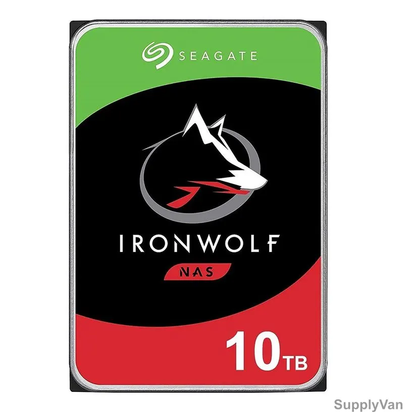 Seagate IronWolf NAS Internal Hard Drive, ST10000VN0008, 10TB, 3.5 Inch SATA — image 1
