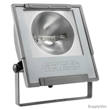 Gewiss Floodlight With Circular Optic, GW85441M, 250W, Graphite Grey
