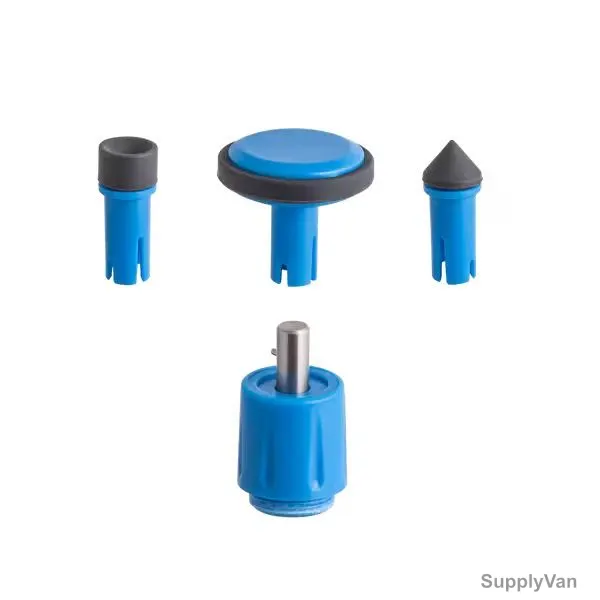 Skf Tachometer Contact Adapter Set, TKRT-10-ADAPT, Metal/Plastic, Blue