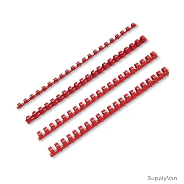PSI Binding Ring, PSBR12RE, A4, Plastic, 12MM, Red, PK100