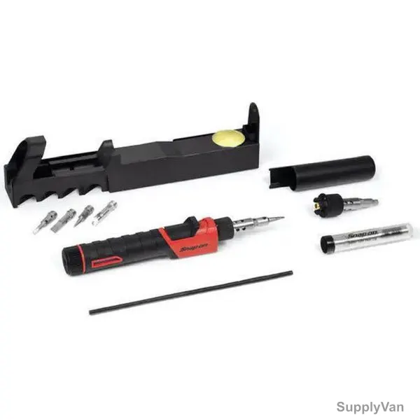 Snap-On Butane Gas Soldering Iron Kit, YAKS42, 25-130W, Red