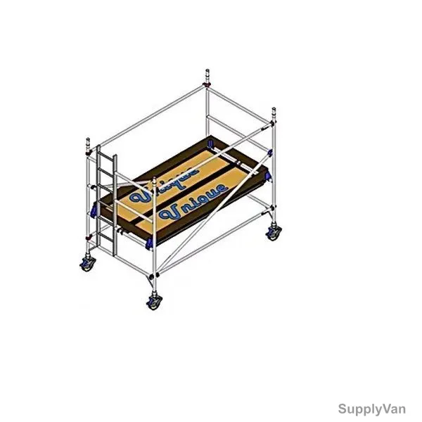 Unique Double Width Scaffolding Tower, USDW-2-20, Aluminium, 2.20 Mtrs, 250 Kg — image 1