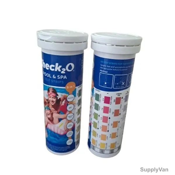 Johnson 6 in 1 Pool and Spa Test Strip, 300.001, Check2O, 50 Strips/Pack