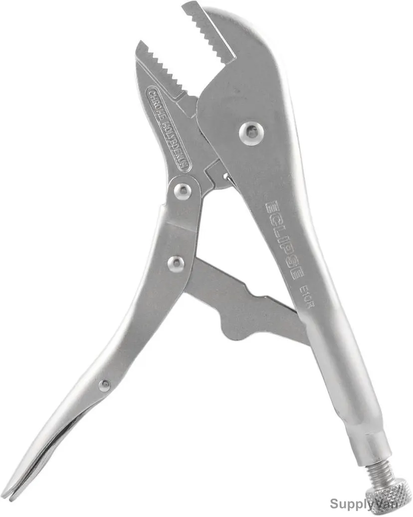 Eclipse Vice Grip Locking Plier, E10R, 10 Inch, Silver