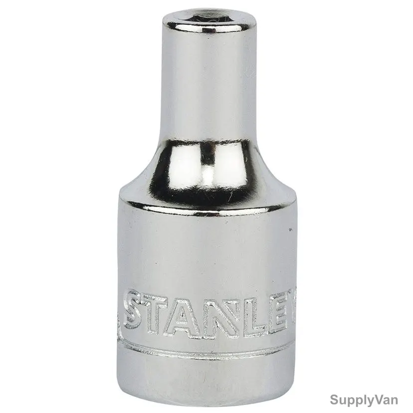 Stanley 6 Point Standard Socket, 1/4 Inch, 7MM