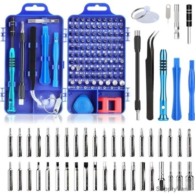 110-In-1 Precision Magnetic Repair Tool Kit, Apsung-13, 110 Pcs/Set — image 1