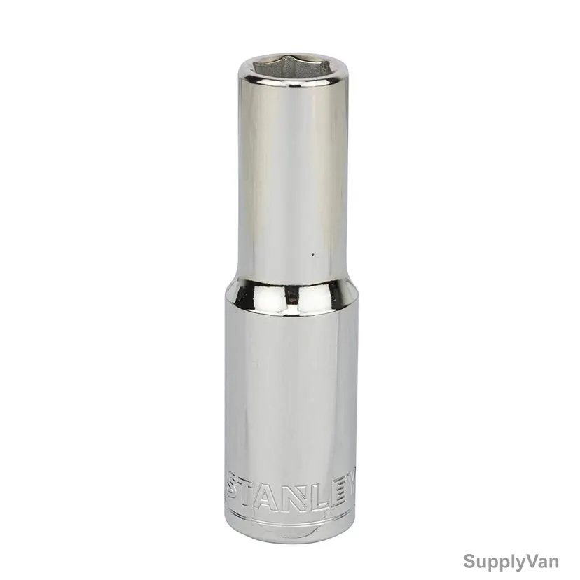 Stanley 6 Point Deep Socket, STMT73326-8B, 1/2 Inch Drive, 12MM