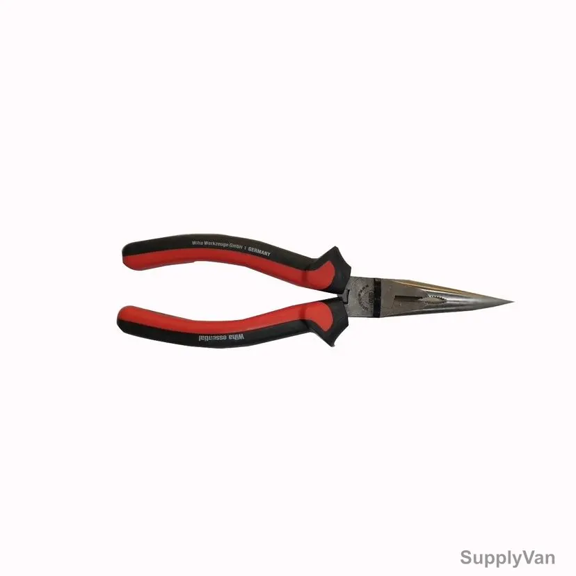 Wiha Long Nose Plier, 43424, 200MM, Black/Red