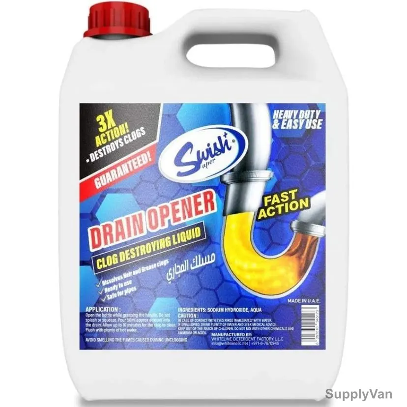 Swish Drain Opener, V2CM5, 5 Ltrs