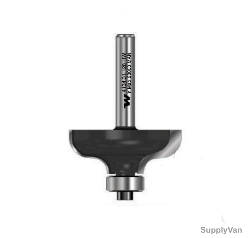 Witox Ogee Router Bit W/ Ball Bearing, 4134.31.128, TC, 31.8 x 12.7MM