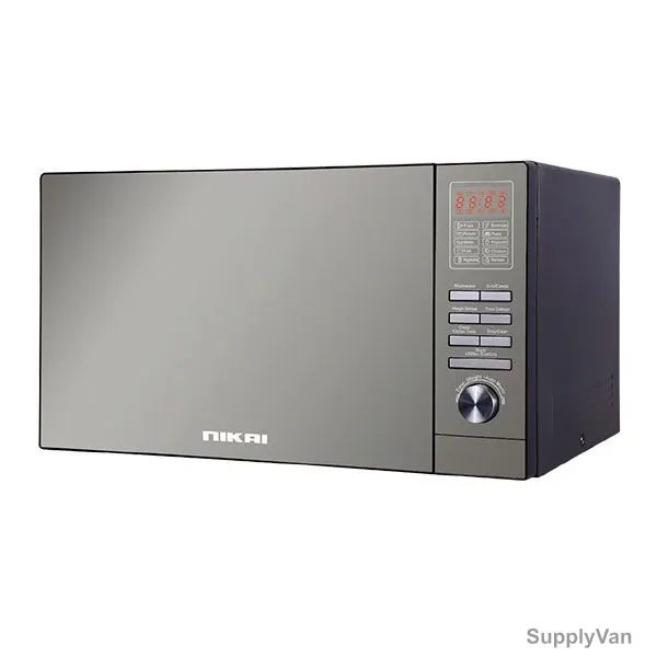 Nikai Microwave Oven, NMO250MDG, 900W, 25 Ltrs, Silver