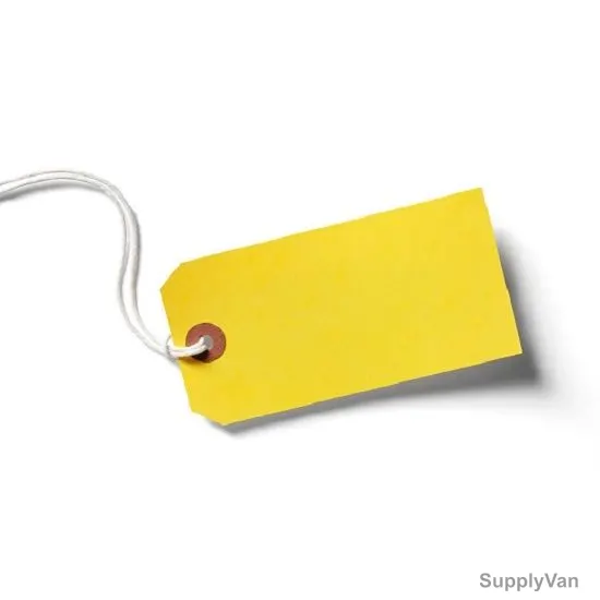 Yellow Paper Tag, NO 5, 1000 Pcs/Pack