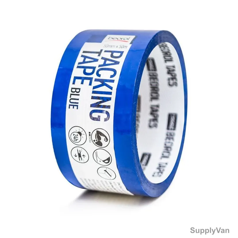 Beorol Packing Tape, KSPL, Acrylic Adhesive, 50MM x 50 Mtrs, Blue — image 1