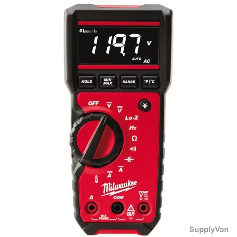 Milwaukee Digital Multimeter, 2217-40, 600VAC