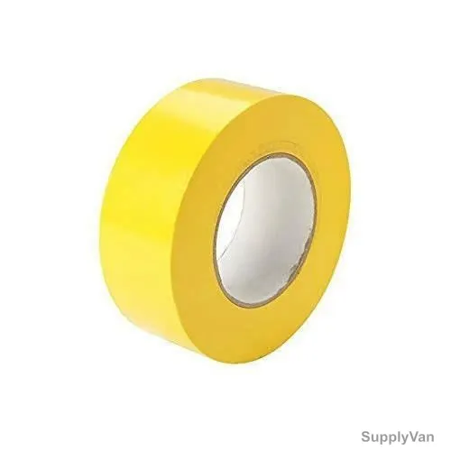 Coloured BOPP Tape, 48MM x 100 Yards, Yellow, 12 Rolls/Pack
