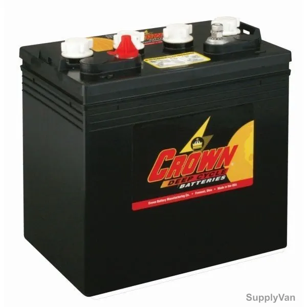 Crown Battery Deep Cycle Battery, D08165, 8V, 5A — image 1