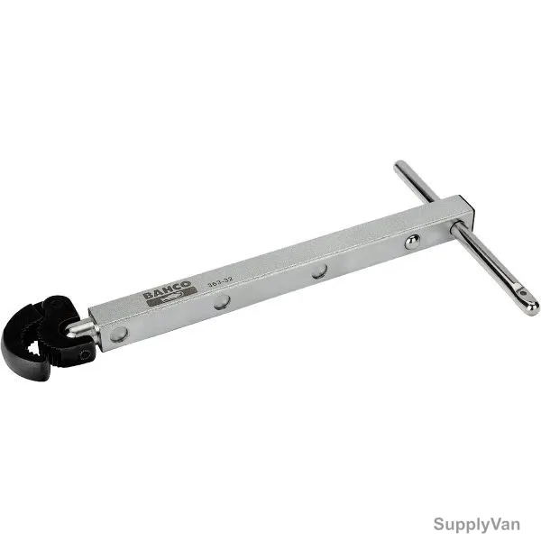Bahco Telescopic Basin Wrench, 363-32, C-Shaped, 10-32MM, 280MM Length